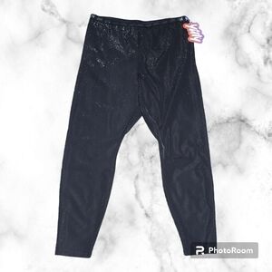 Yitty Black Spotlight Ruched Leggings